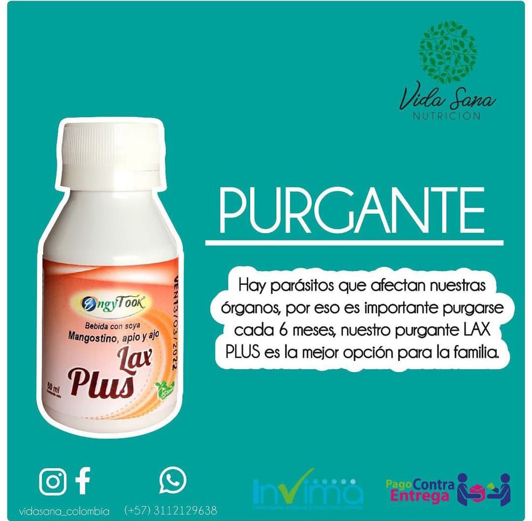 Poderoso Desparasitante Lax Pluss