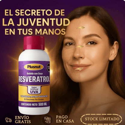 RESVERATROL x 500ML | 40% DE DESCUENTO + ENVÍO GRATIS