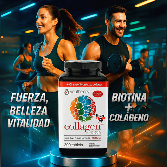 COLAGENO Youtheory Collagen Plus Biotina